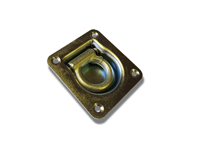 Heavy Duty Zinc Plated Recessed Tie Down - 8
