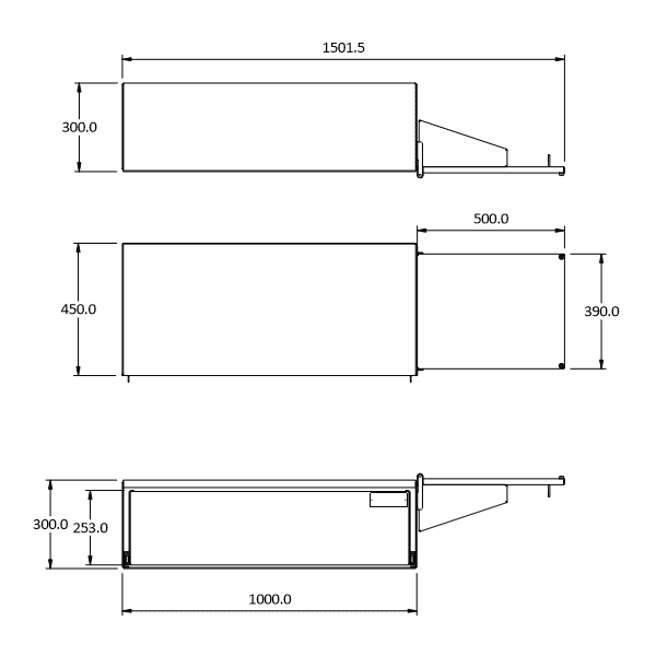 Camper Trailer Kitchen - Left Hand Swing (Australian Made) - 7