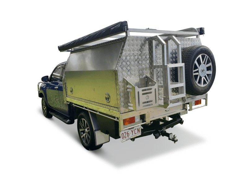 Adjustable 4wd Canopy Ladder (Australian Made) - 5