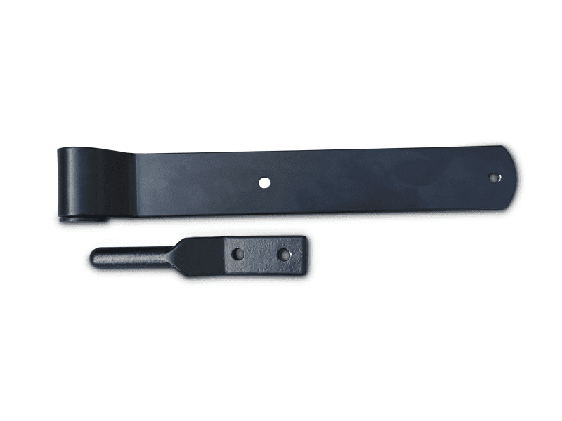 235mm Strap Hinge Kit – Black Powder Coated - 3