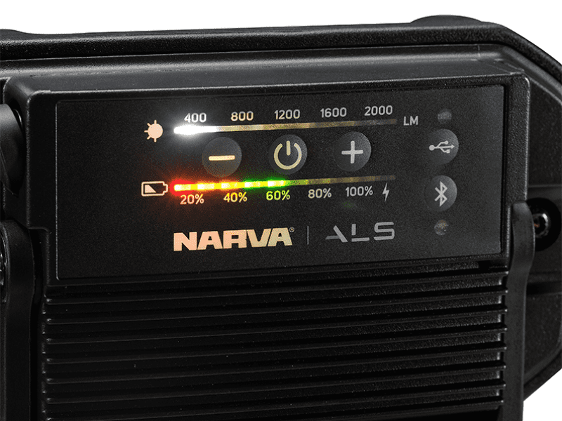 Narva Rechargeable LED Audio Light – 2000 Lumens - 3