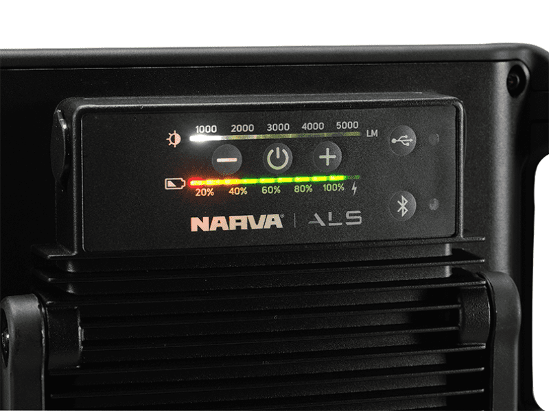 Narva Rechargeable LED Audio Light – 5000 Lumens - 3