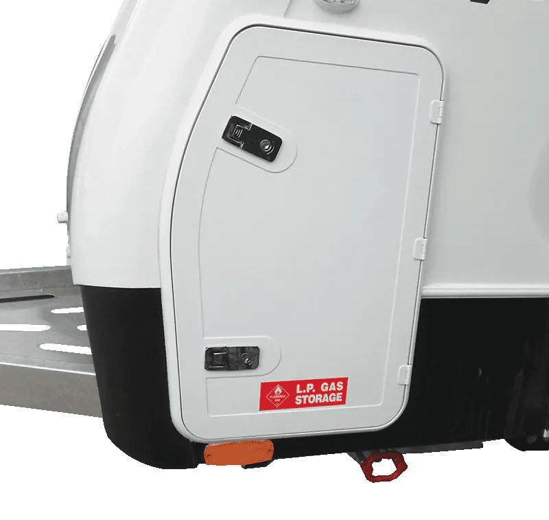 Caravan Access Door Twist Lock - Black - 1