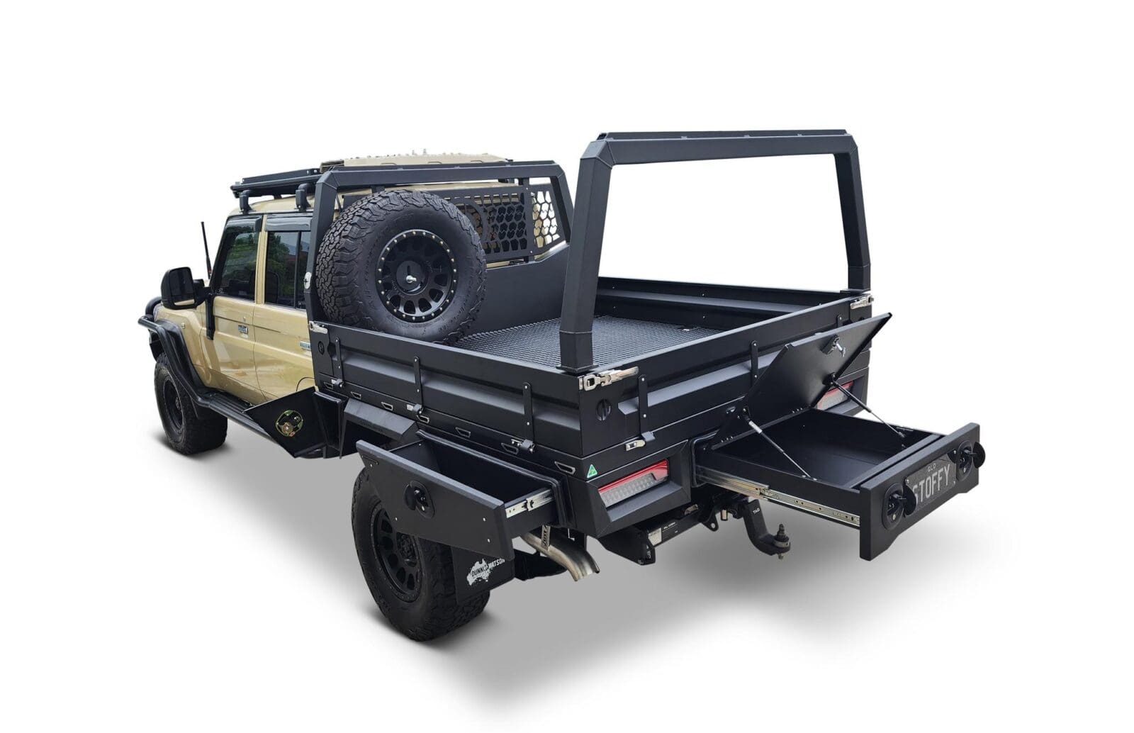 Non Locking Drawer Slide Image Of Dunn And Watson 125kga Nd 227kg Slides On Customers 4wd Ute