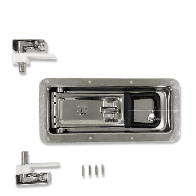 16mm Stainless Steel Recessed Truck Door Cam 1