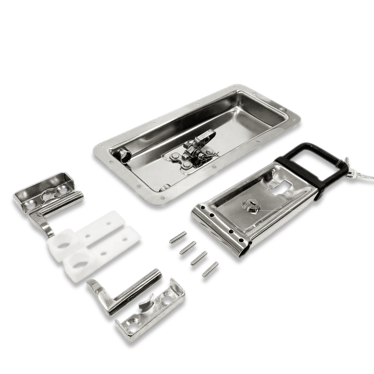 16mm Stainless Steel Recessed Truck Door Cam 2