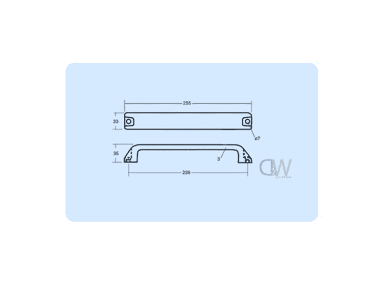 Plastic Grab Handle - 1