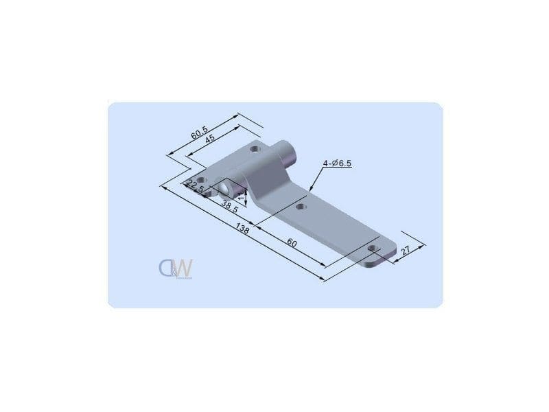 Flat Hinge (Stainless Steel) - 2