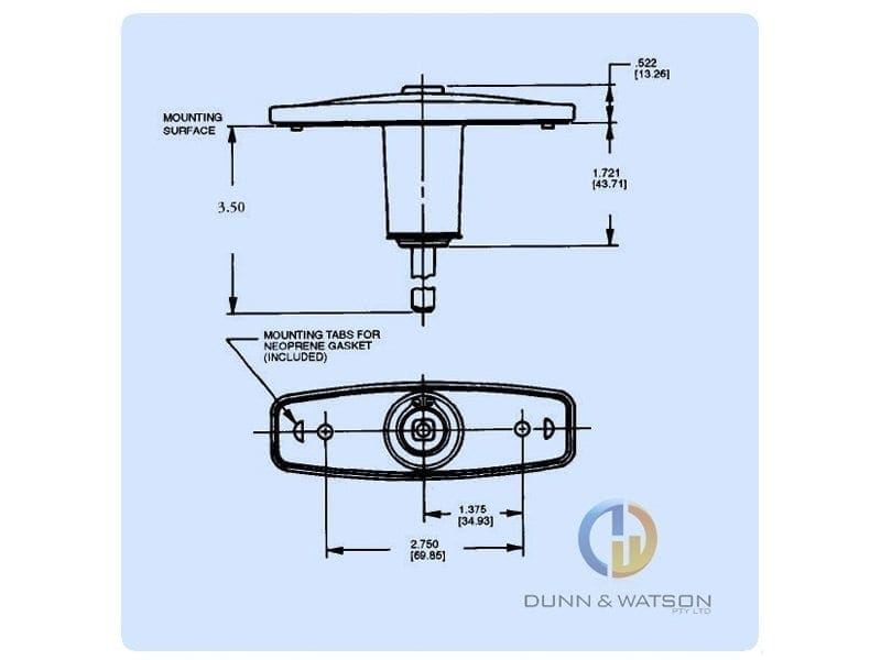Pop Up T Handle (Slimline) - 2