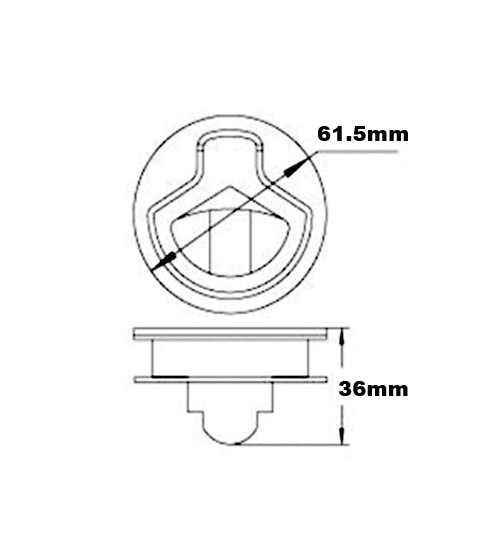 Stainless Steel Finger Pull Latch - 12