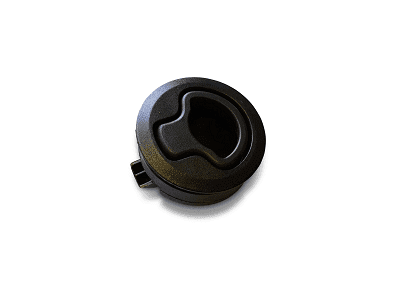 Black Plastic Finger Pull - 7