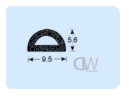 Semi Circular Object On Blue Background