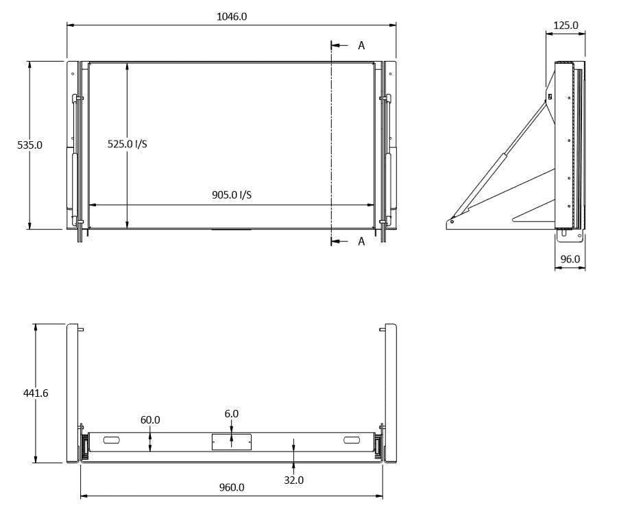 80L & Over Sideways Tilt Fridge Slide (Australian Made) - 1