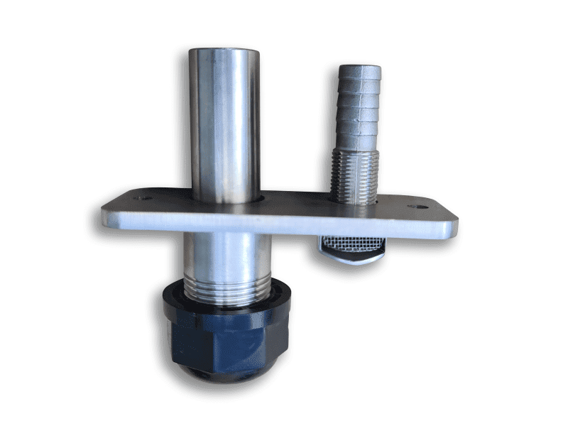 Stainless Steel Water Tank Filler and Breather Plate - 2