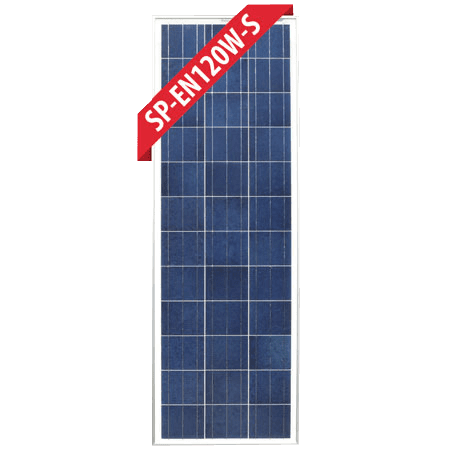 Enerdrive 120W Slim Fixed Poly Solar Panel - 1