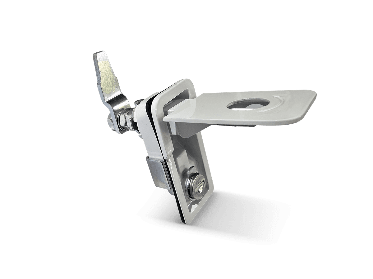 Caravan Access Door Twist Lock - White - 7