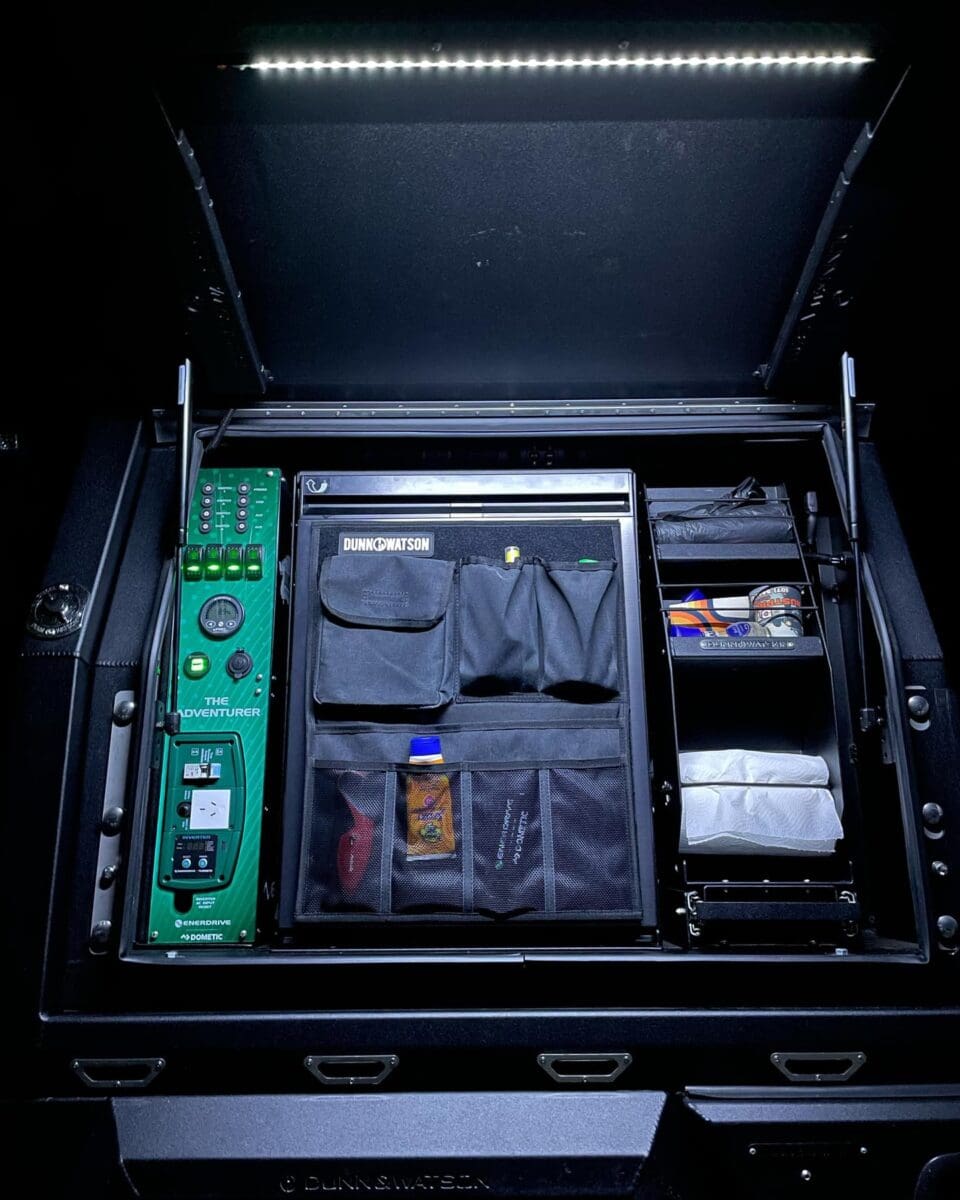Dunn And Watson Storage Bag Organiser 12v Upright Fridge Door.