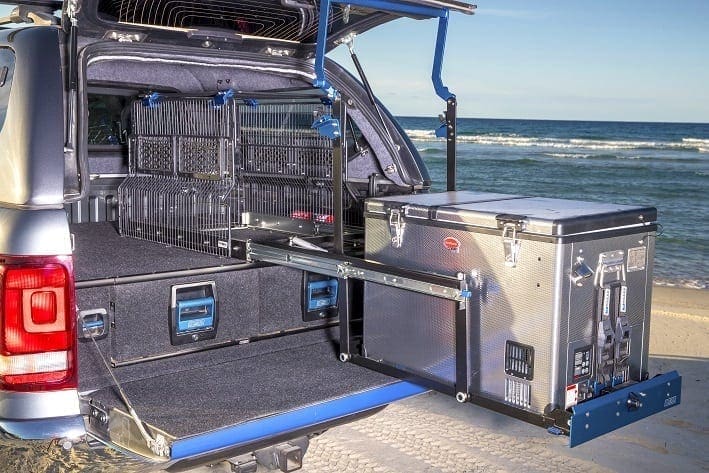 Beachside Vehicle Storage Setup