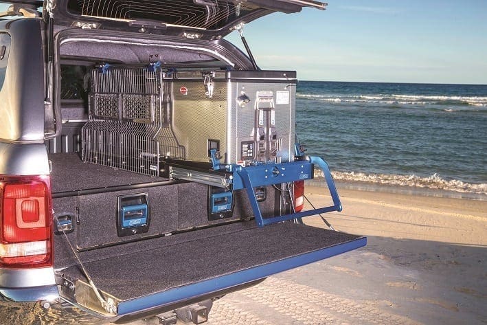 Beachside Vehicle Storage Setup