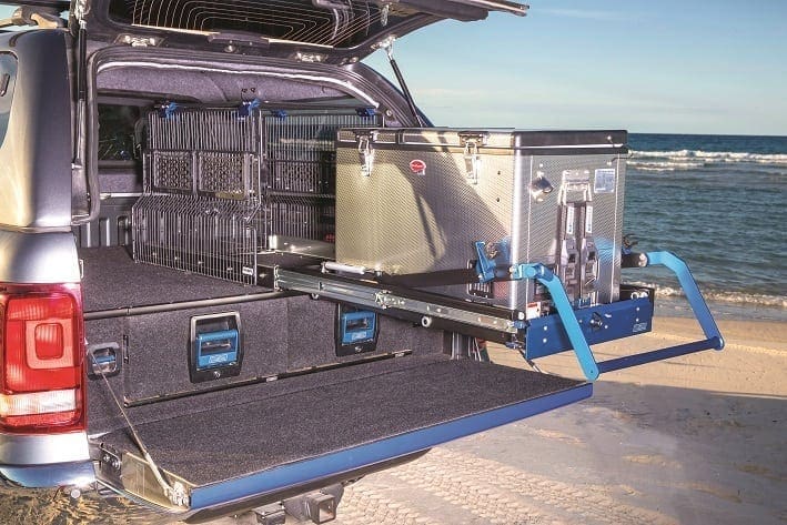 Beachside Vehicle Storage Setup