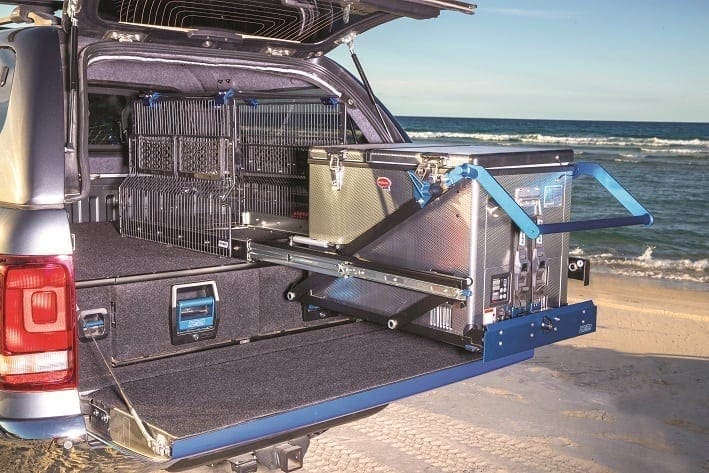 Beachside Vehicle Storage Setup