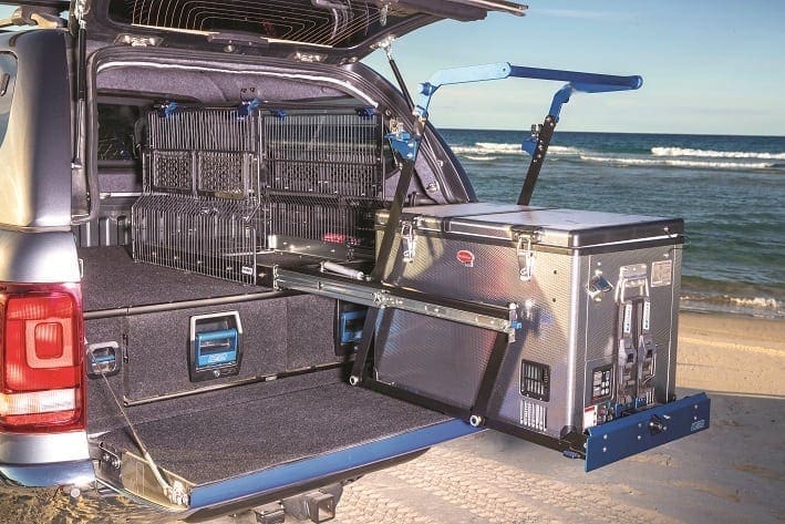 Beach Adventure Gear Storage In SUV Tailgate