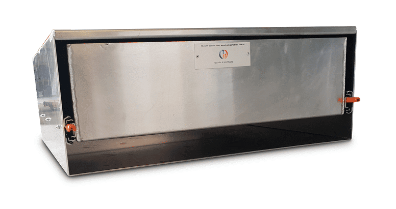 Metallic Box With Orange Levers