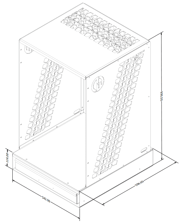 Dometic NRX Upright Fridge Cage + Pullout Bench - 1