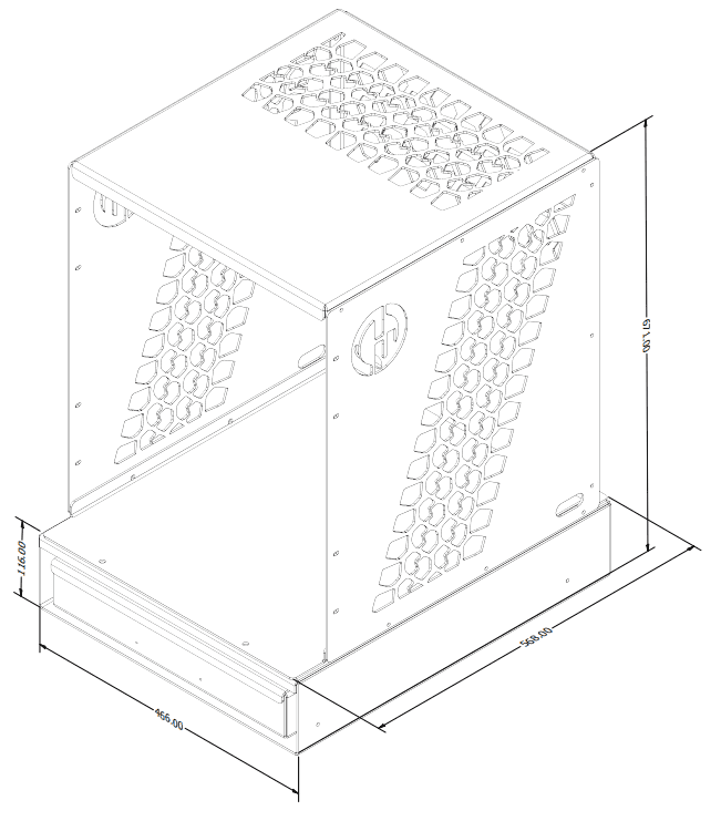 Dometic NRX Upright Fridge Cage + Pullout Bench - 1