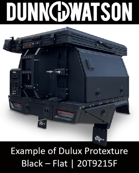 Dunn & Watson 4wd Ute TRay And Canopy In Pro Textura Black