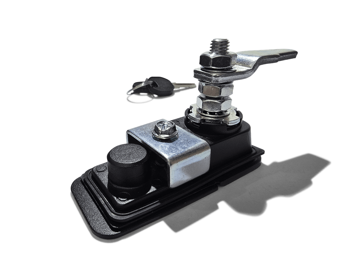 Black Caravan Access Door Twist Lock 2