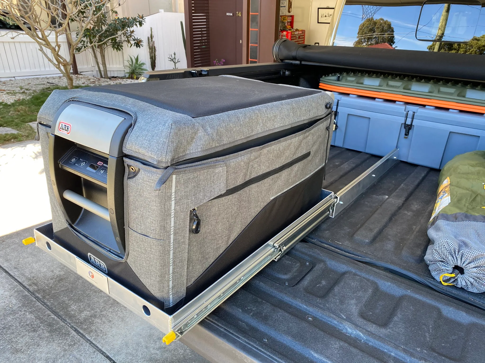 Dunn And Watson 4wd Fridge Slide Installed In Customers 4x4 Ute Tub