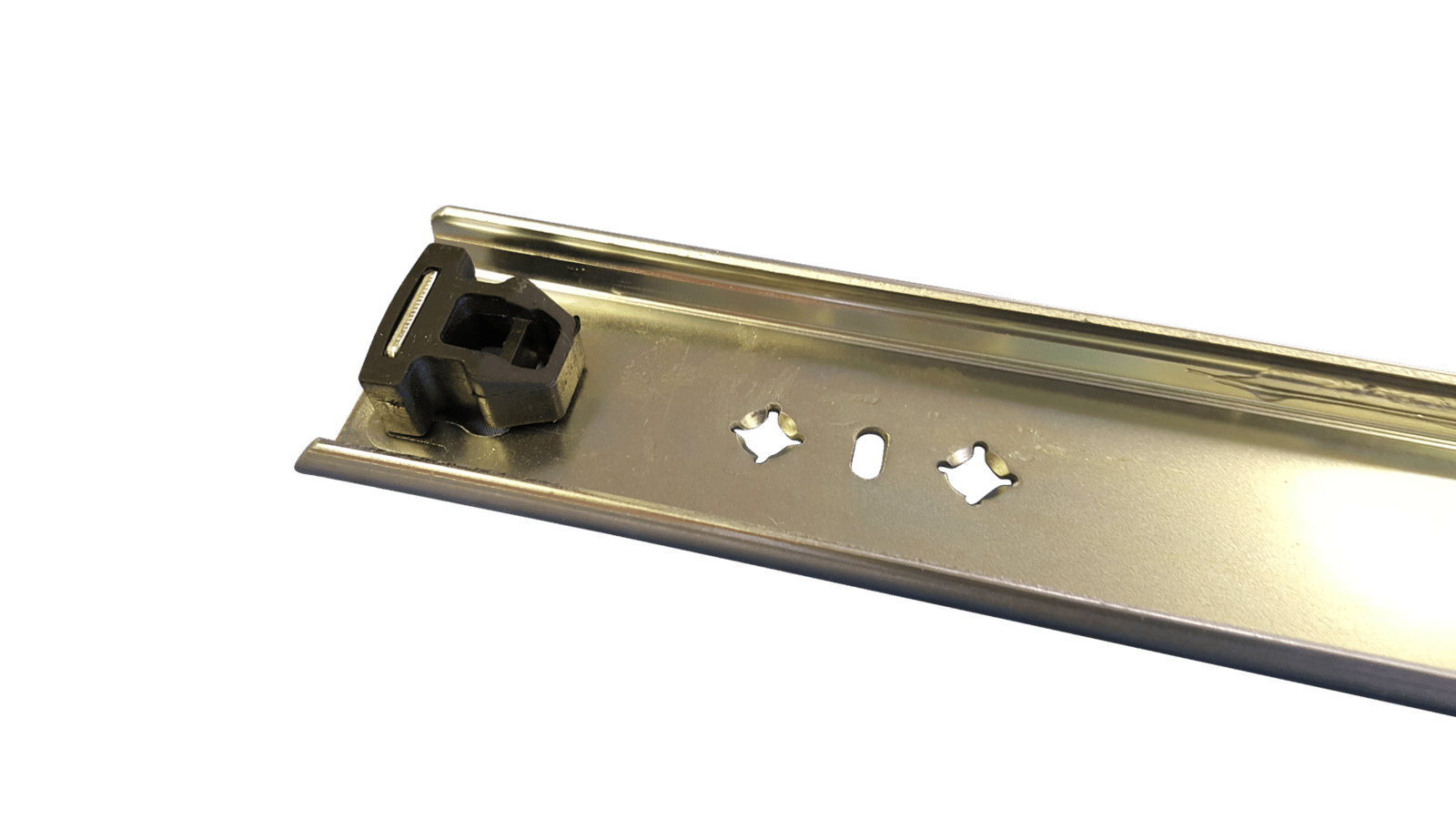 Metallic Rail With Plastic Attachment
