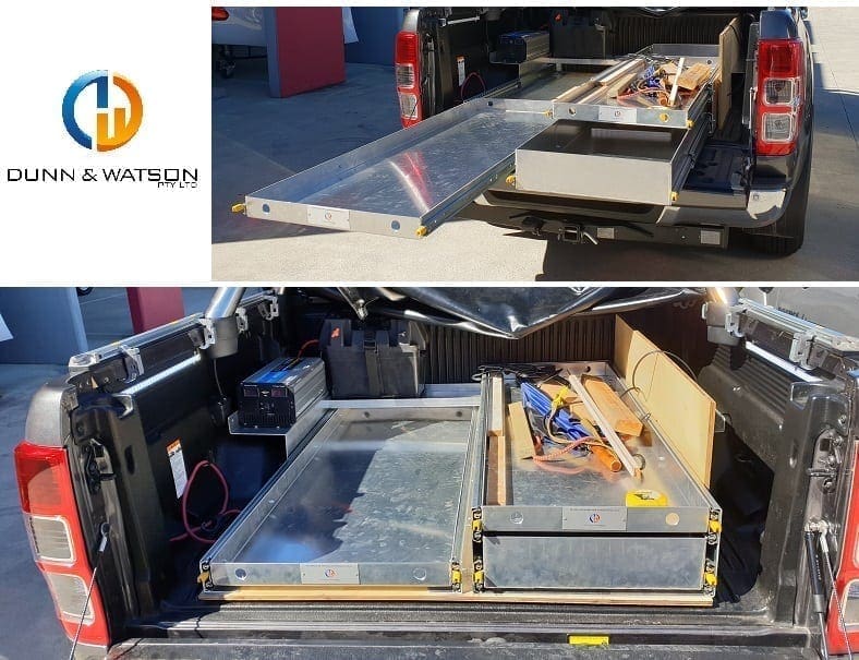 Truck Bed With Dunn & Watson Storage Drawers