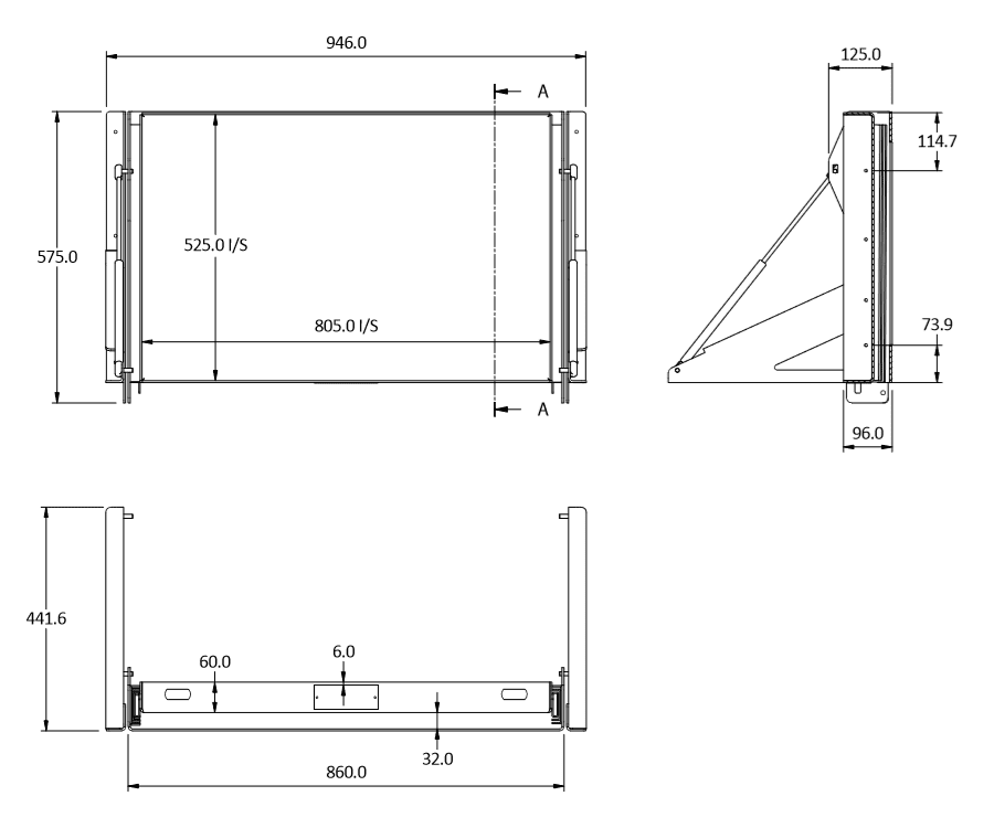 60L & Over Sideways Tilt Fridge Slide (Australian Made) - 1