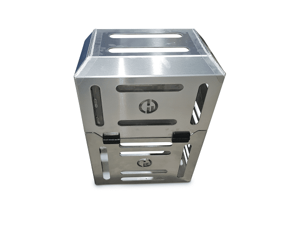 Aluminium Jerry Can Holder with Lid (Australian Made) - 1