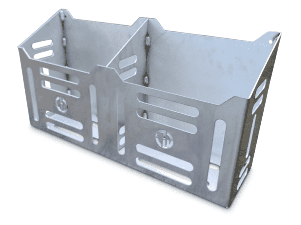 Aluminium Double Canopy Jerry Can Holder (Australian Made) - 1