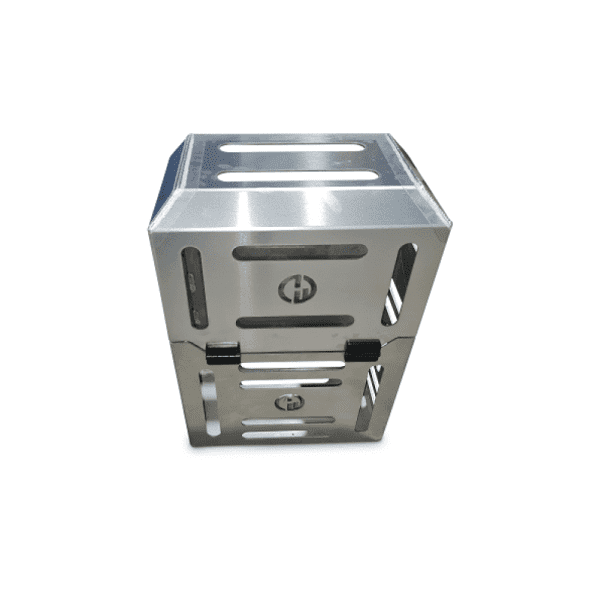 Aluminium Jerry Can Holder with Lid (Australian Made) - 1