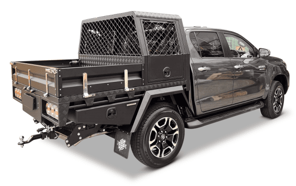 Mini 4x4 Ute Canopy Dog Cage (Australian Made) - 2