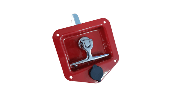 Folding T Handle – Red Powder Coat - 1