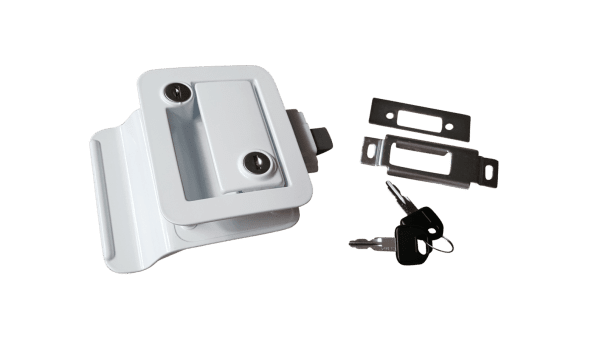 Trailer Door Lock - White - 13