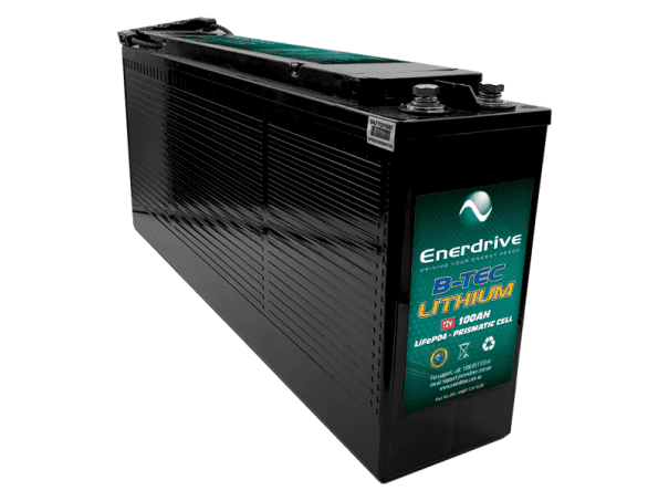 Enerdrive B-TEC 12V 100Ah Slimline Lithium Battery - 1